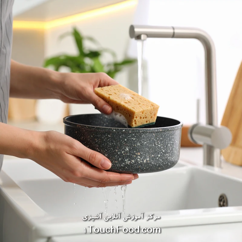 روش نگهداری سرویس قابلمه گرانیتی 4 فواید استفاده از قابلمههای گرانیتی و دلایل محبوبیت آنها