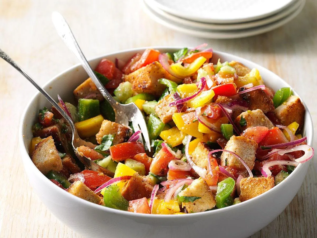 Panzanella Salad Tutorial from a variety of Italian vegetable salads
