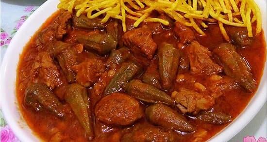 خورشت بامیه 