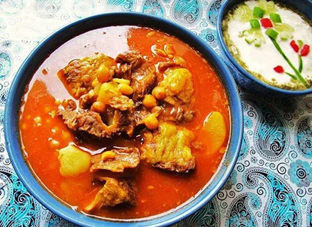 دستور پخت آبگوشت یخنی نخود شیرازی 1 دستور آبگوشت یخنی نخود