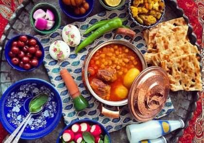 طرز تهیه آبگوشت یخنی همدان خانگی برای 6 نفر