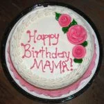 Mother's Day birthday cake