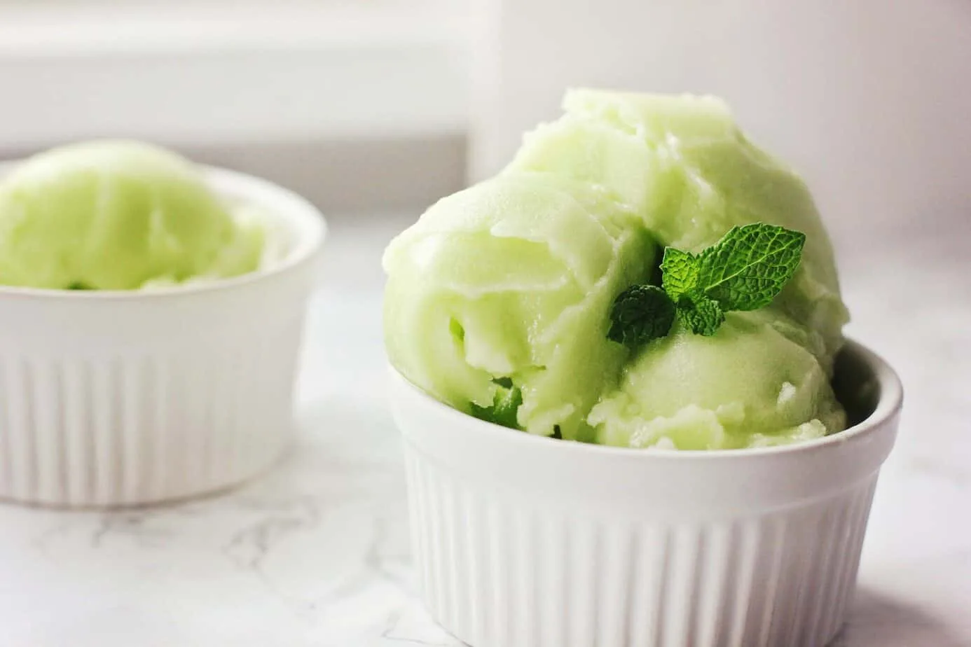 Glace au melon maison