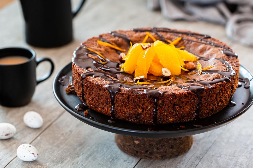 طرز تهیه کیک شکلات و پرتقال خوشمزه به روش ساده