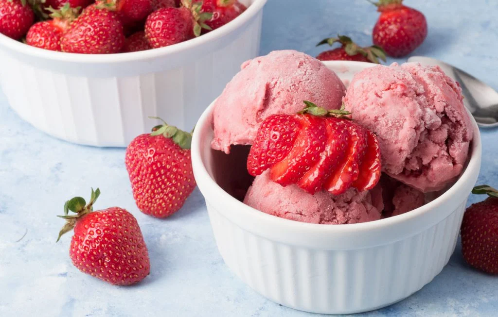 Cómo hacer helado casero de fresa