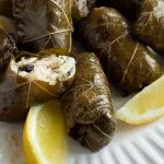 طرز تهیه دلمه برگ مو تبریزی خانگی برای 10 نفر 12 طرز تهیه دلمه برگ مو تبریزی خانگی مخصوص