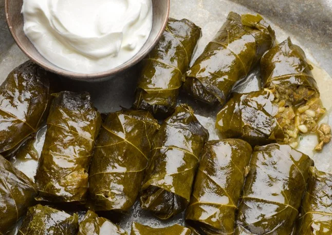 طرز تهیه دلمه برگ مو تبریزی خانگی برای 10 نفر 9 فوت و فن طرز تهیه دلمه برگ مو تبریزی خوش طعم