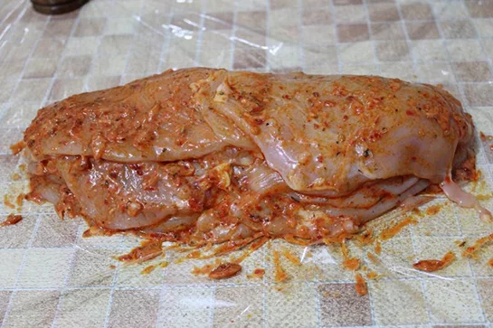 طرز تهیه دونر کباب ترکی مرغ خانگی برای 8 نفر 20 مرحله آماده سازی مرغ ها