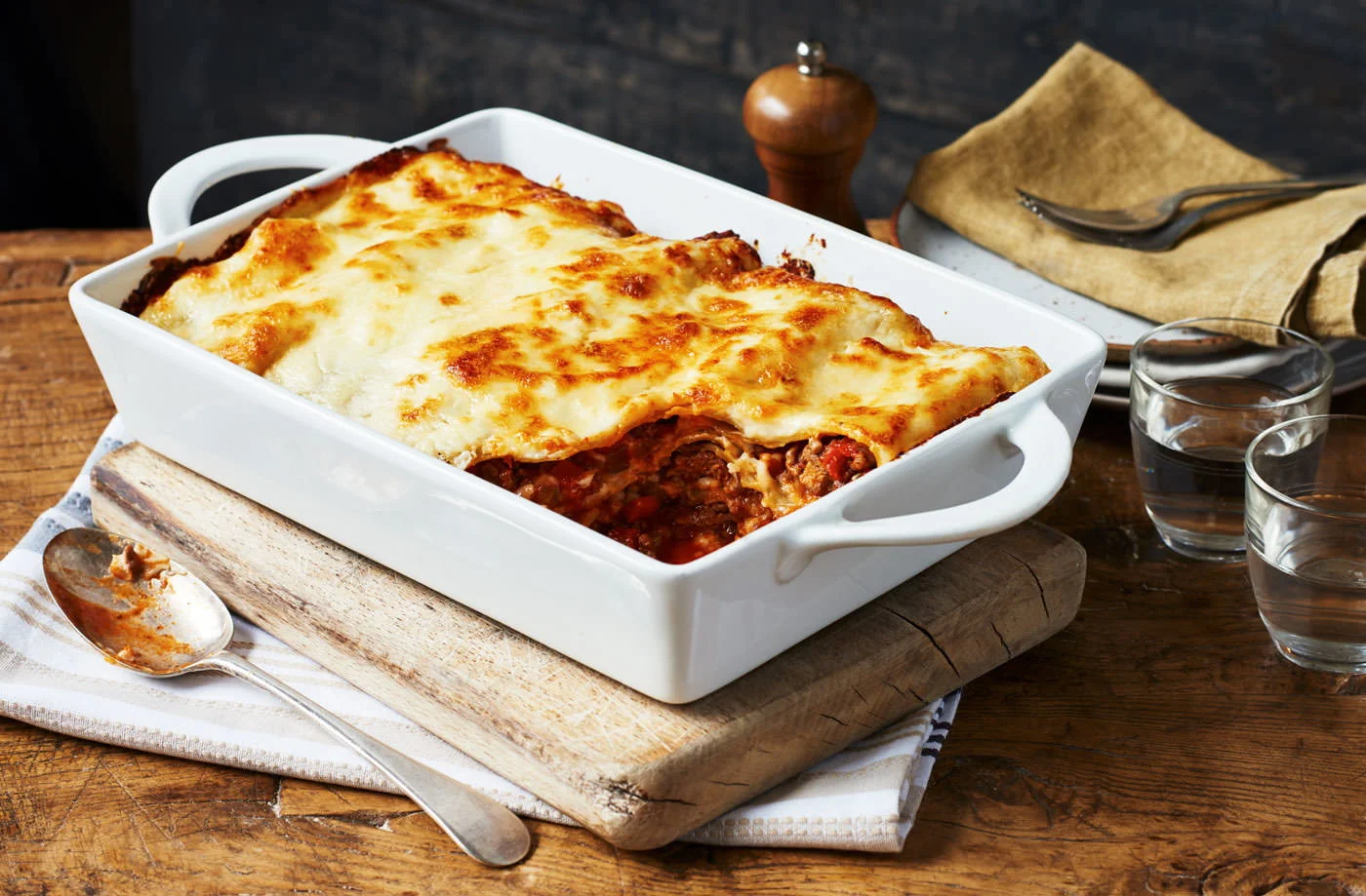 Wie man eine besondere italienische Fleischlasagne zubereitet