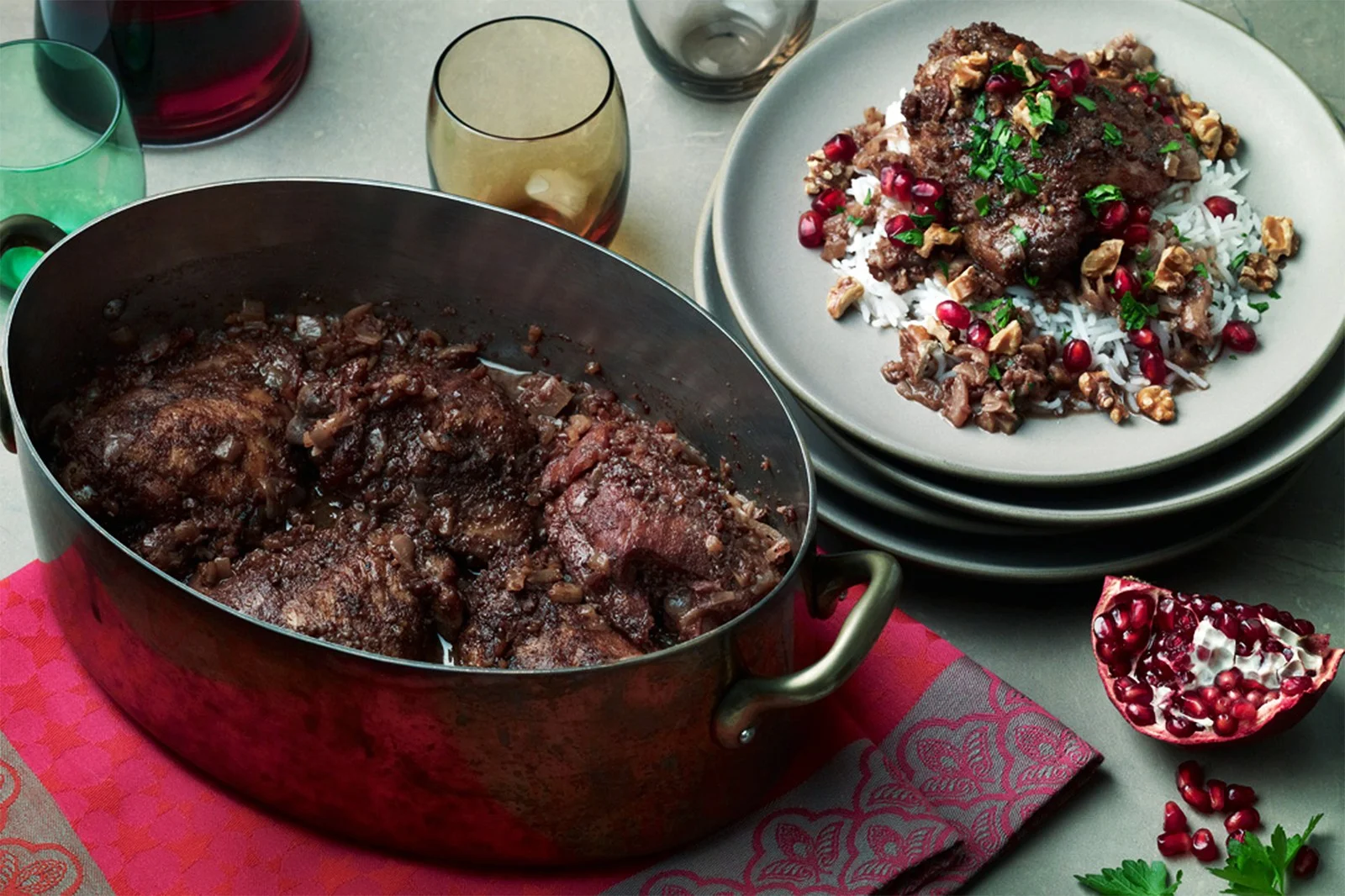 Cómo preparar estofado de granada con Gilani Bay
