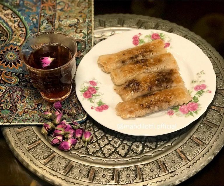 طرز تهیه شیرینی رشته خوشکار اصل گیلانی برای 5 نفر