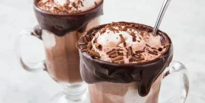 طرز تهیه پودینگ شکلاتی ساده مجلسی 4 نفره 6 شکلاتی1 1