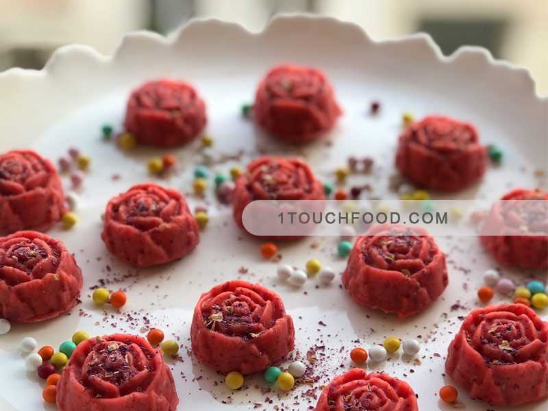 دوره آموزشی حلواهای بوتیکی 6 حلوای حرفه ای 4 حلوای بوتیکی گل سرخ