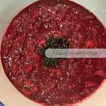 Como preparar sopa de beterraba de Isfahan