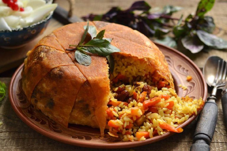 طرز تهیه به پلو اصفهان مجلسی برای 5 نفر