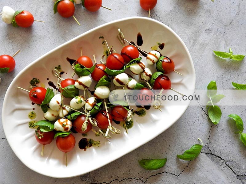 Cómo preparar el aperitivo oficial de mozzarella con sabor