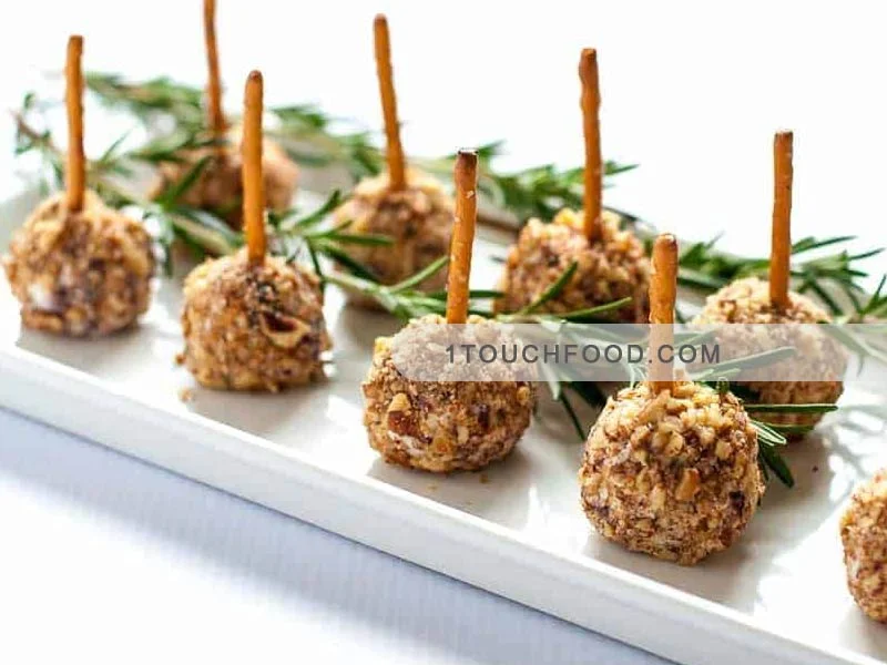 Cómo preparar bolitas de queso Majlesi (aperitivo) según la formación en alimentación con dedos.