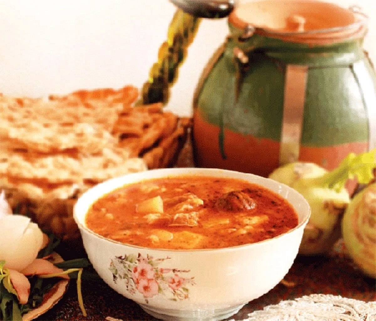 طرز تهیه آبگوشت کلم همدان خوشمزه 6 نفره 9 طرز تهیه آبگوشت کلم همدان مرحله به مرحله