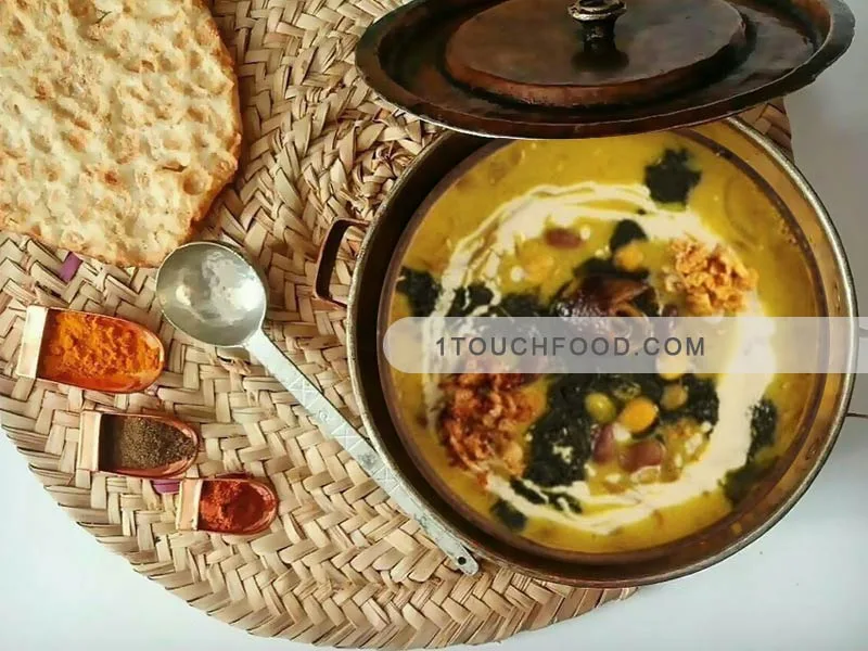 Comment préparer une soupe d'aubergines et de yaourt Kermani