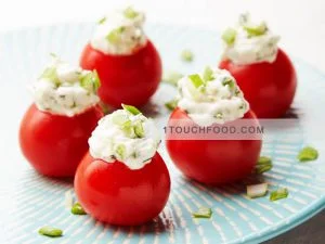 طرز تهیه گوجه گیلاسی شکم پر 45 کاپ 11 تهیه گوجه گیلاسی شکم پر 1