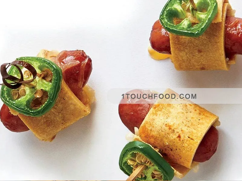 Rollito de salchicha y queso Majlisi