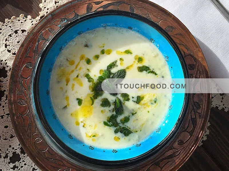 How to make Sabzevar Majlesi yogurt soup for 6 people 8 How to make Sabzevar yogurt soup