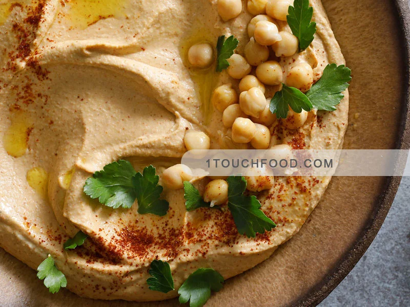 غذاهای پرطرفدار عربی را بشناسید 13 غذای عربی 6 حمص میان وعده پرطرفدار عربی