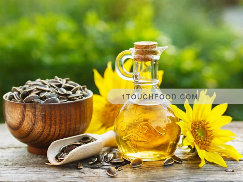 El aceite de girasol es uno de los tipos de aceite de cocina.