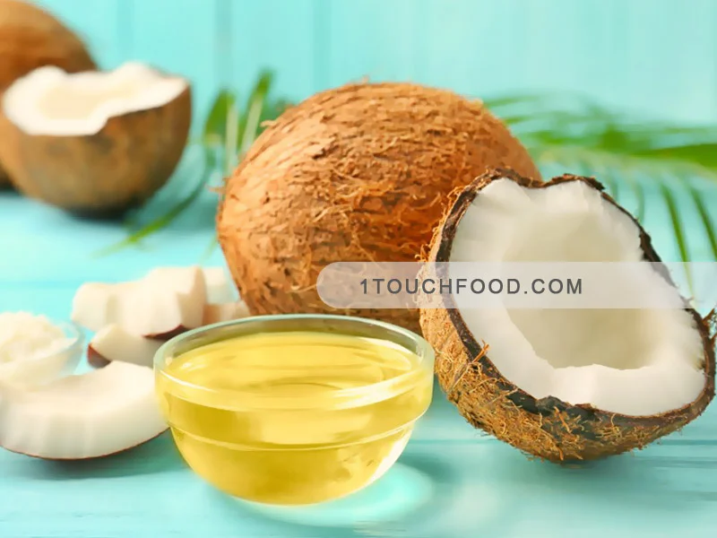 El aceite de coco es uno de los tipos de aceites de cocina.