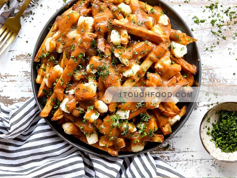 How to make Canadian local food poutine restaurant style