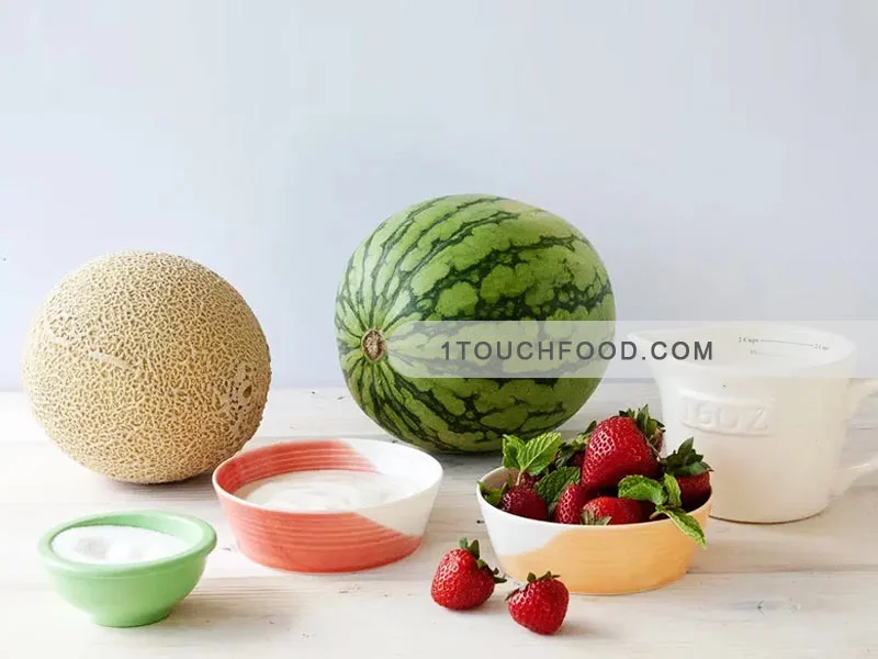 Ingredientes para elaborar un pastel de frutas 100% natural 