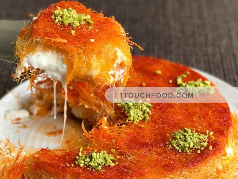 غذاهای پرطرفدار عربی را بشناسید 13 غذای عربی 11 کنوفه دسر پرطرفدار عربی
