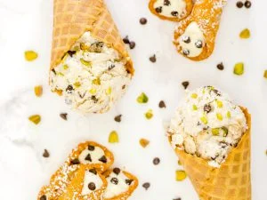 Comment faire une délicieuse glace cannoli maison