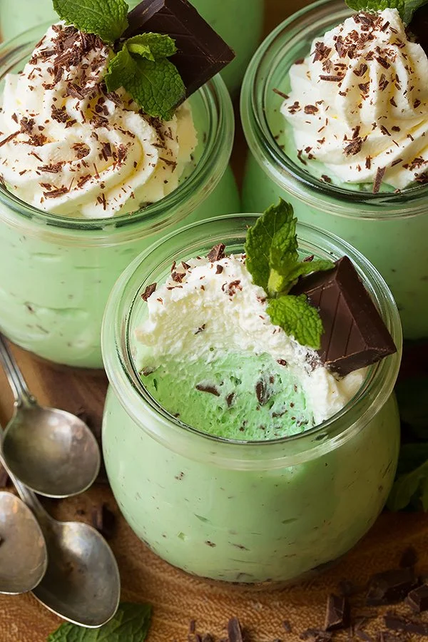 طرز تهیه موس چیز کیک نعنا خانگی 8 عدد 4 ارزش غذایی موس چیز کیک نعنا