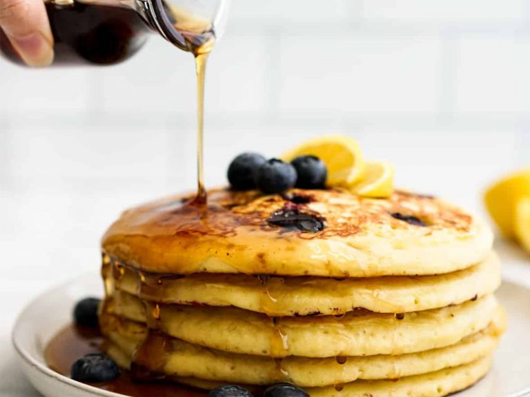 طرز تهیه پنکیک پنیر و لیمو مخصوص