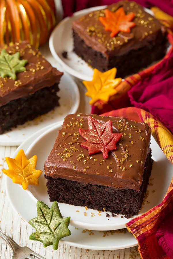 طرز تهیه کیک شکلاتی کدو سبز خوشمزه و جذاب
