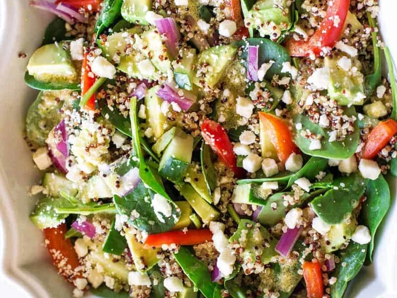 Ensalada de quinoa para diabéticos