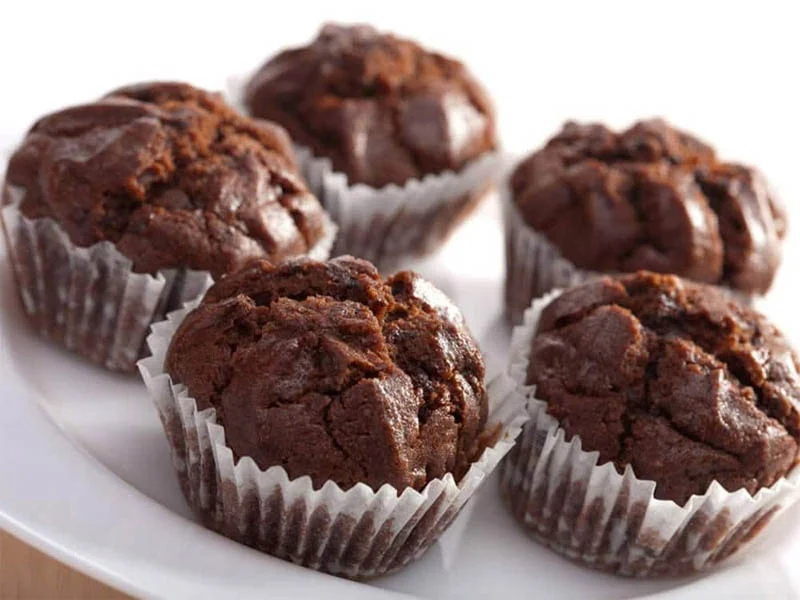Hazelnut and chocolate muffins for diabetics for 3 people