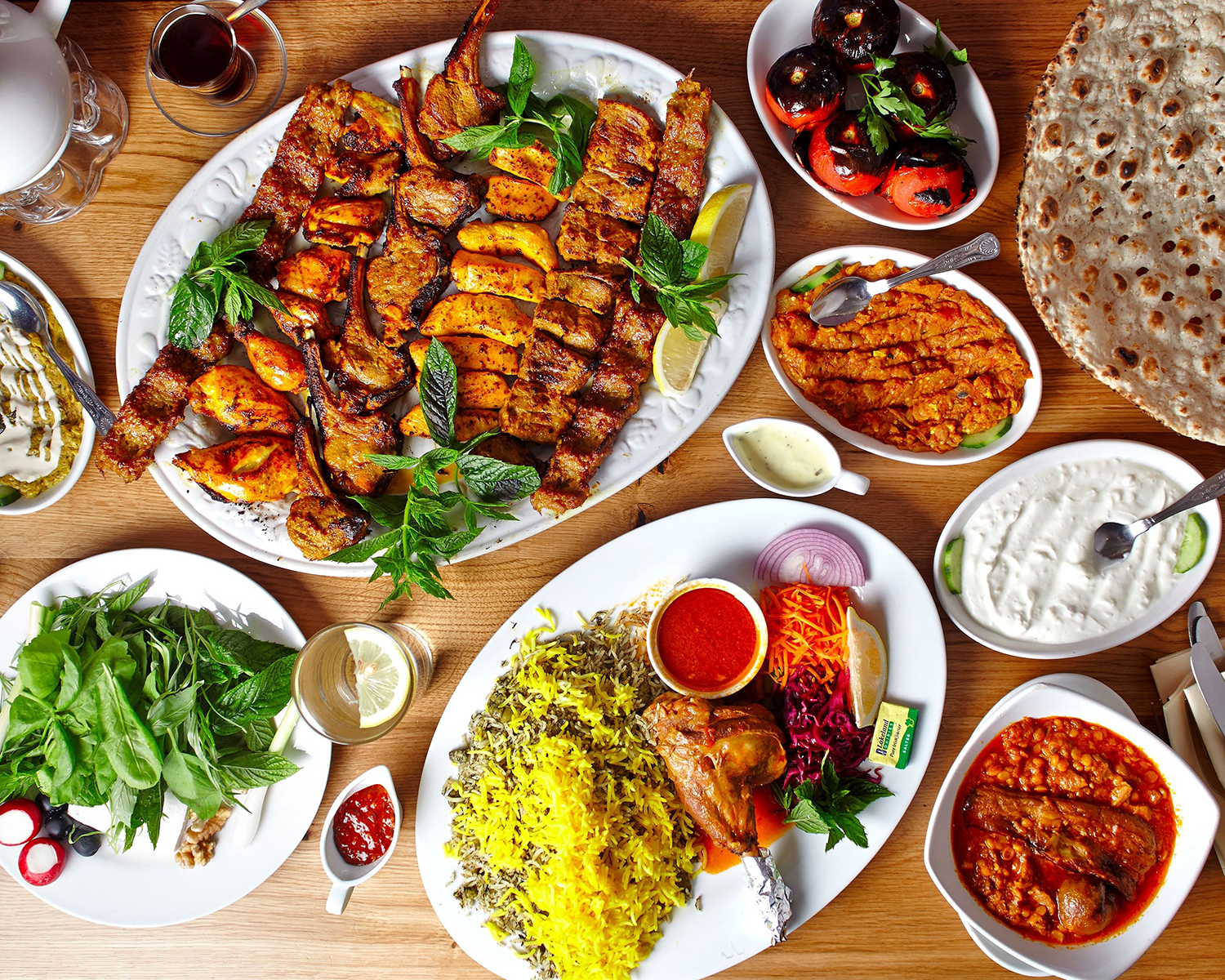 آنالیز غذا های ایرانی بیش از 100 غذا