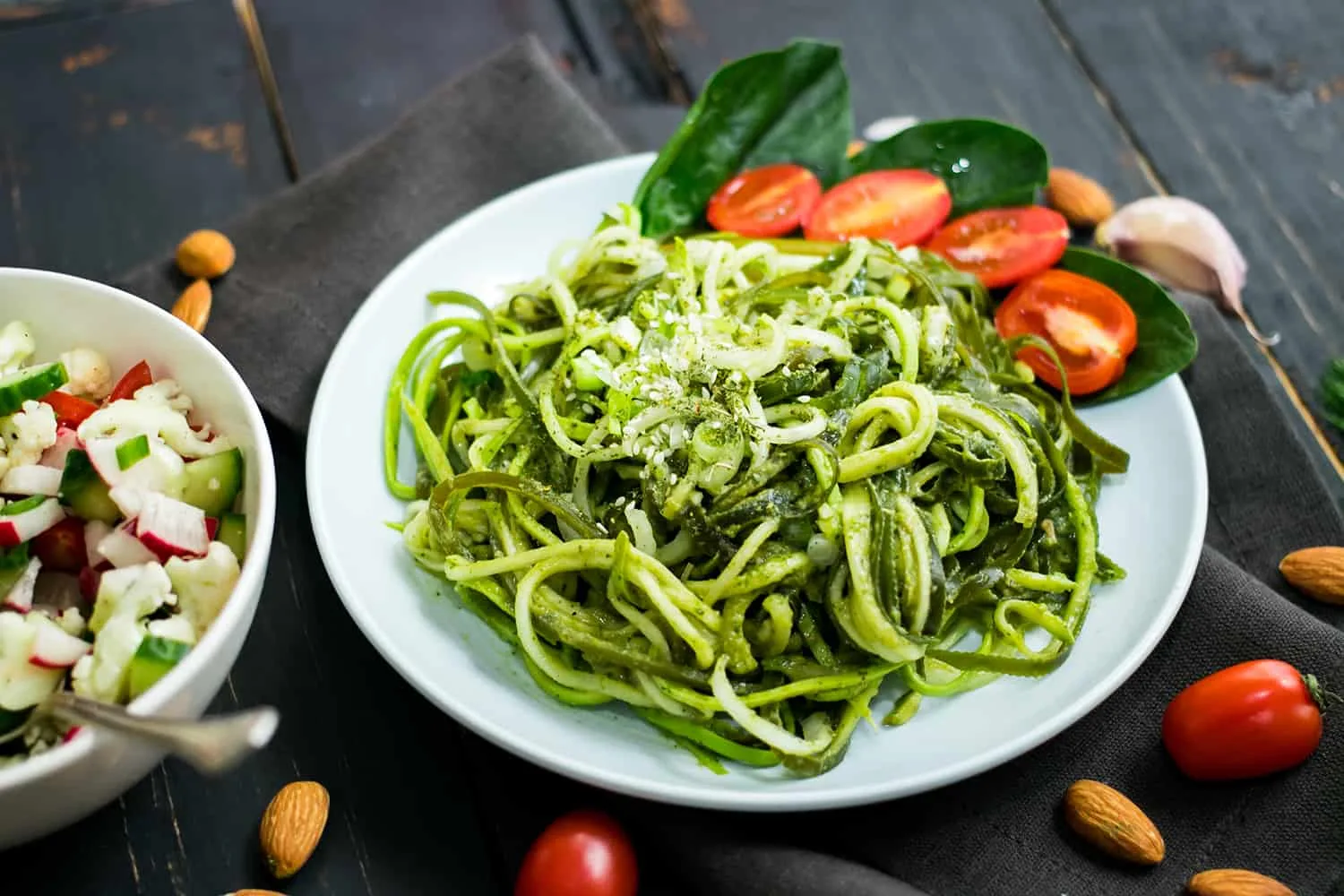 Zucchini and avocado pasta for diabetics 1 person 3 How to make zucchini and avocado pasta