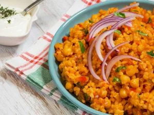 Bulgurreis mit Tomaten für Diabetiker