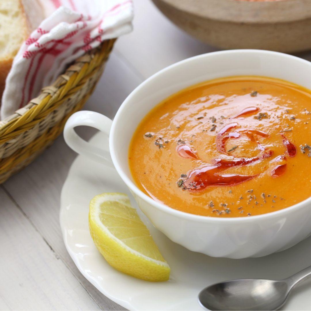 آموزش طرز تهیه سوپ دال عدس و گوجه فرنگی