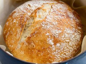 تهیه نان بدون ورز روستایی