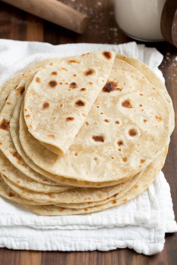 طرز تهیه نان ترتیلا گندم خانگی 10 عدد 3 آموزش طرز تهیه نان ترتیلا گندم
