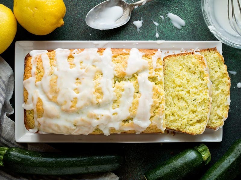 طرز تهیه کیک صبحانه لیمو و کدو سبز خانگی