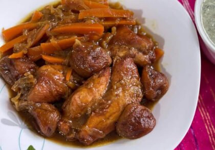 طرز تهیه خورشت آلو بخارا با مرغ