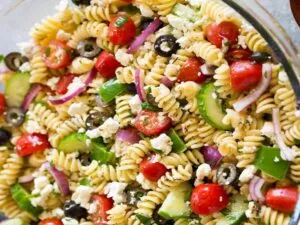 طرز تهیه سالاد ماکارونی 4 نفره 9 سالاد ماکارونی ۲