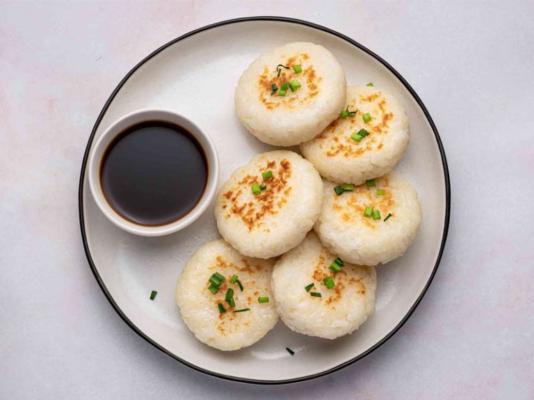 طرز تهیه رایس کیک خوشمزه فوری 1 نفره