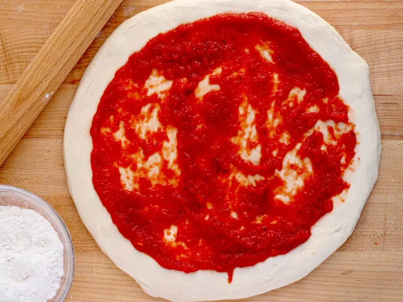 طرز تهیه انواع پیتزا خانگی: 45 دستور پیتزای آسان و خوشمزه 28 طرز تهیه سس پیتزا رستورانی
