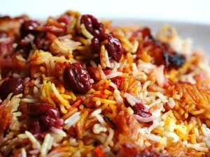 طرز تهیه آلبالو پلو خوشمزه اصل ساده 4 نفره 4 پلو 01